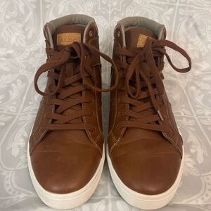 Men’s Aldo Hightop Casual Sneaker, Brown, Size 11